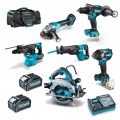 Makita DK0191G601 - 40V Max 6 Piece 2 X 4.0Ah Combo Kit